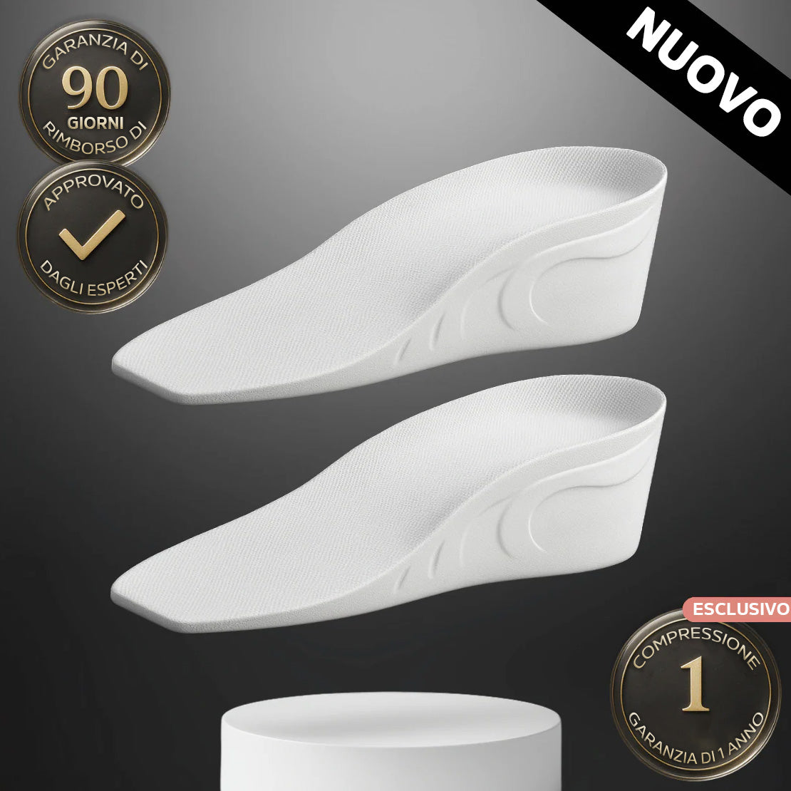 Paio di 2 Solette Ortopediche AlzaStatura™